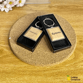 Llavero de Madera y Aluminio - Lemon Creativo